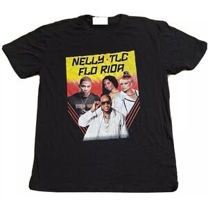 NELLY TLC 2019 Concert Retro Music Fan Flo Rida Unisex T-Shirt